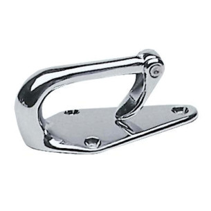 Waterski towing hook chromed brass 95x45x38
