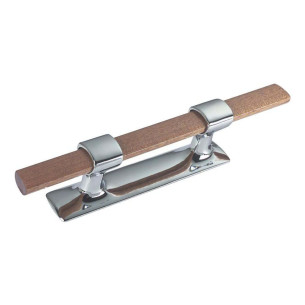 Bitta ottone cromato e legno