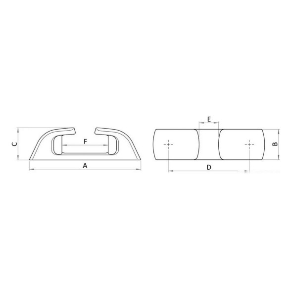 Capri SS roller fairlead