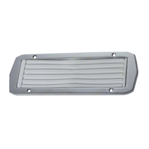 Footrest board chromed brass  rubber 230x80