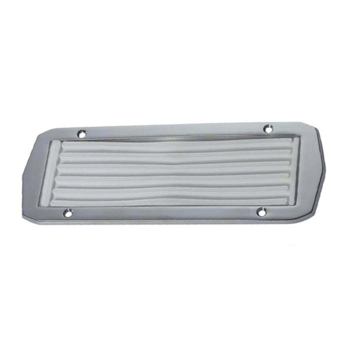 Footrest board chromed brass  rubber 230x80