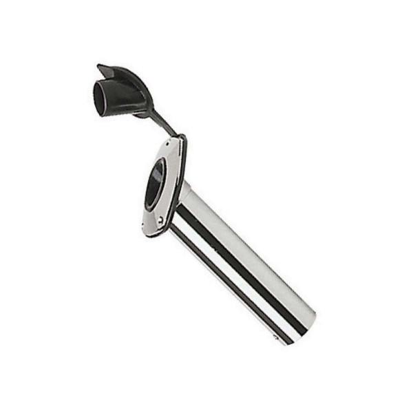 Portacanne incasso ottone cromato