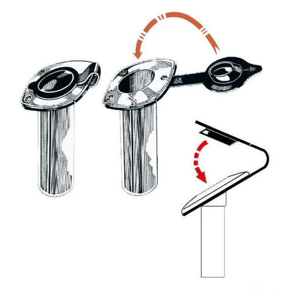 Chiusura PVC portacanna