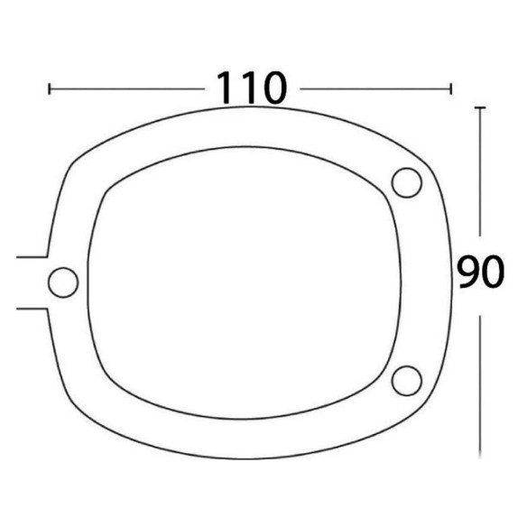 Chiusura PVC portacanna
