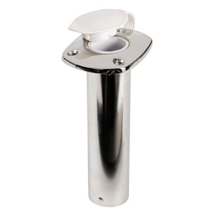 SS vertical flushmounting rod holder