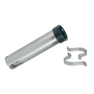 SS rod holder bulkhead mounting