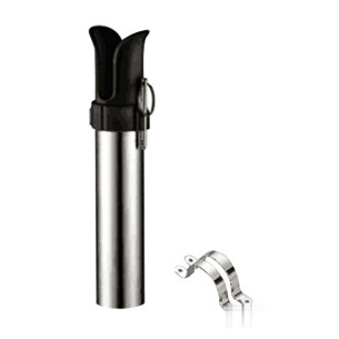 Portacanna parete acciaio inox posto