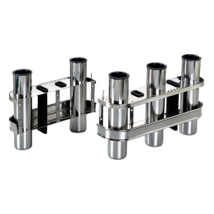 SS rod holder bulkhead mounting rods