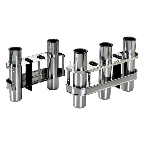 SS rod holder bulkhead mounting rods