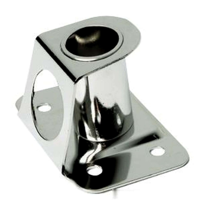 Stanchion socket polished SS