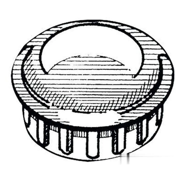Cappuccio terminale ABS cromato