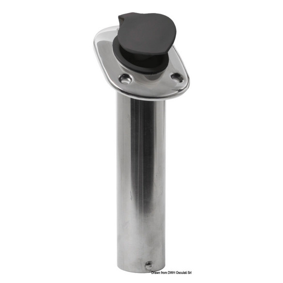 Flushmount SS rod holder
