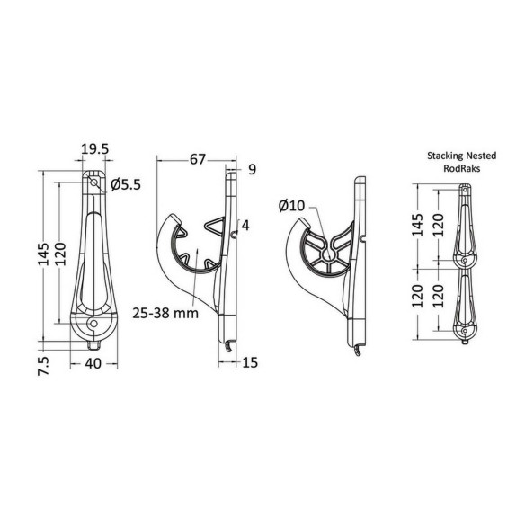 RodRak  Holds Rods