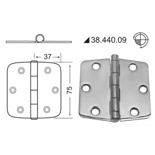 Cerniera inox 74x75