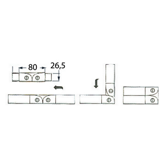 Hinge AISI 316