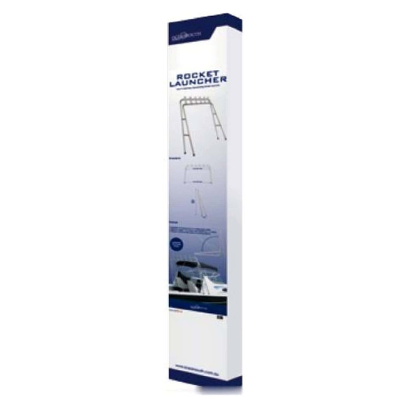 Foldable rod holder rack places