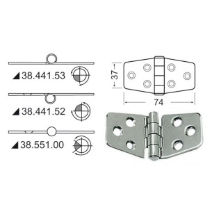 Hinge pin 74x37