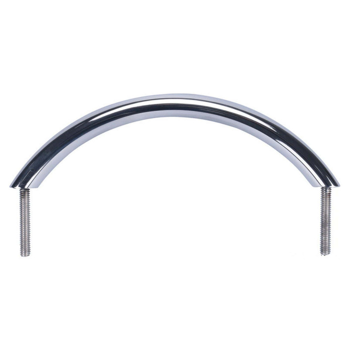 Oval tube handrail mirrorpolished SS