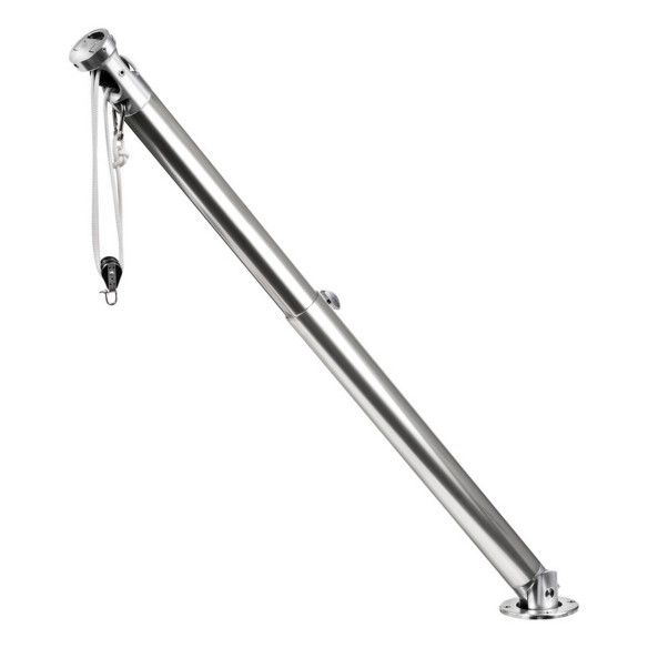 Verdeckter ausziehbarer Davit