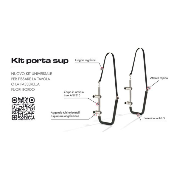 SUP board or gangplank holder kit SS