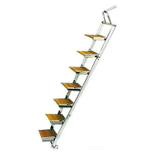 Passerella scaletta inox