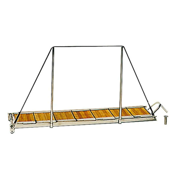 Passerella scaletta inox