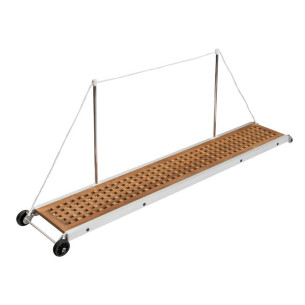 Passerella teak fissa