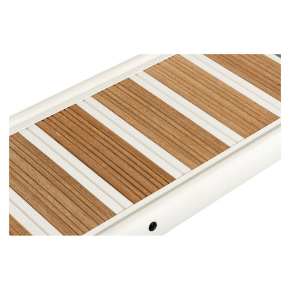 Foldable gangway lacquered white