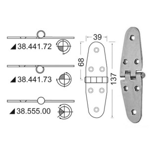 Cerniera inox