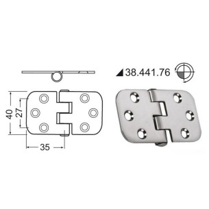 Hinge reversed pin