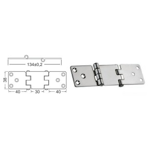 Cerniera inox 134x38