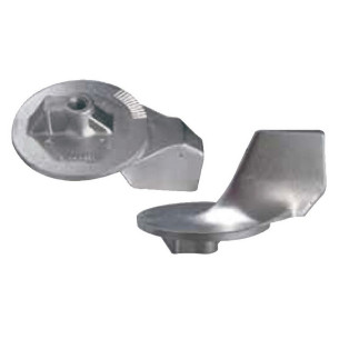 Fin anode outboard engines