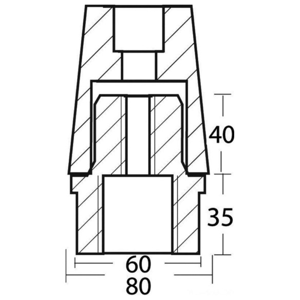 Dadoanodo Radice 202225 mm