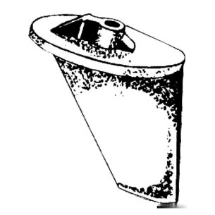 Short fin anode YAMAHA