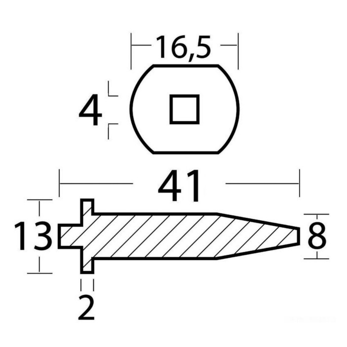Anode cylinder Yamaha