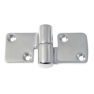 Hinge mirror polished AISI 316 100x50