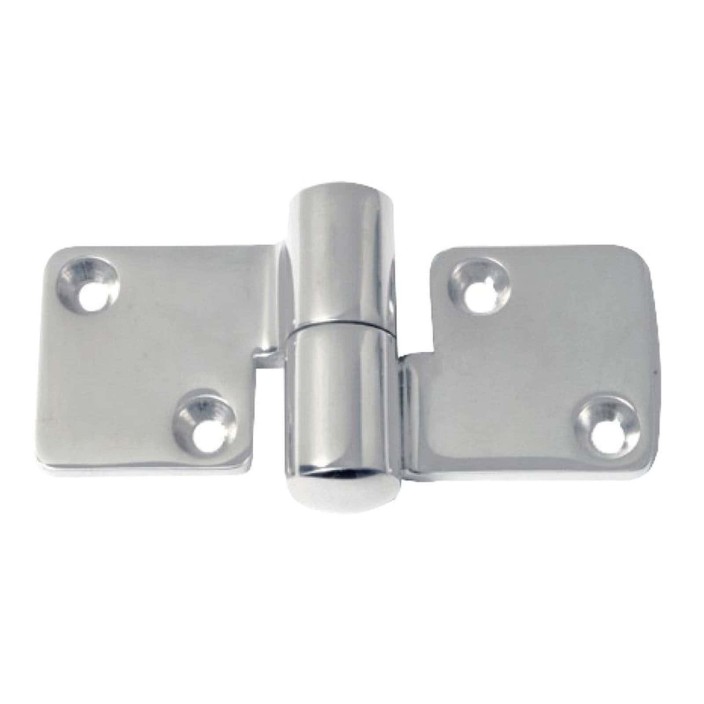 Hinge mirror polished AISI 316 100x50