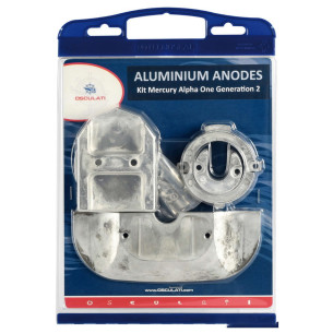 Anode kit for Mercruiser, interchangeable with genuine ones