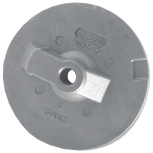 Flat fin zinc anode for AlphaBravo 35300 HP