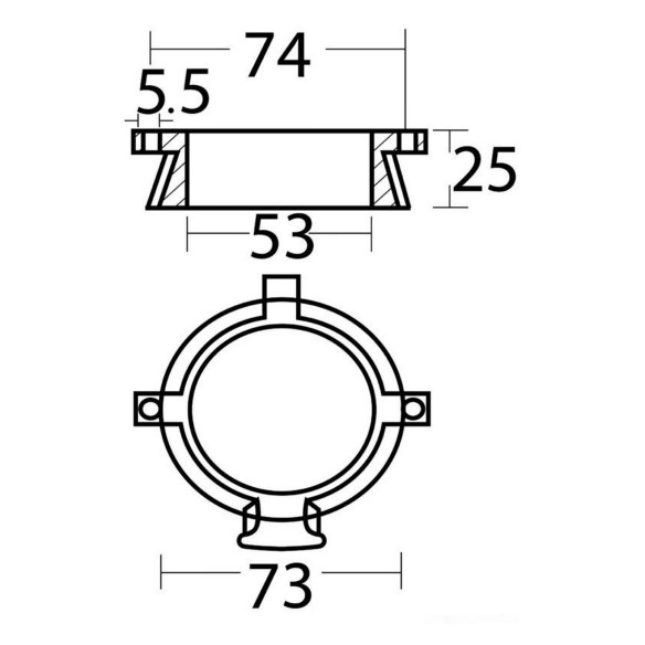Anodo collare Alpha