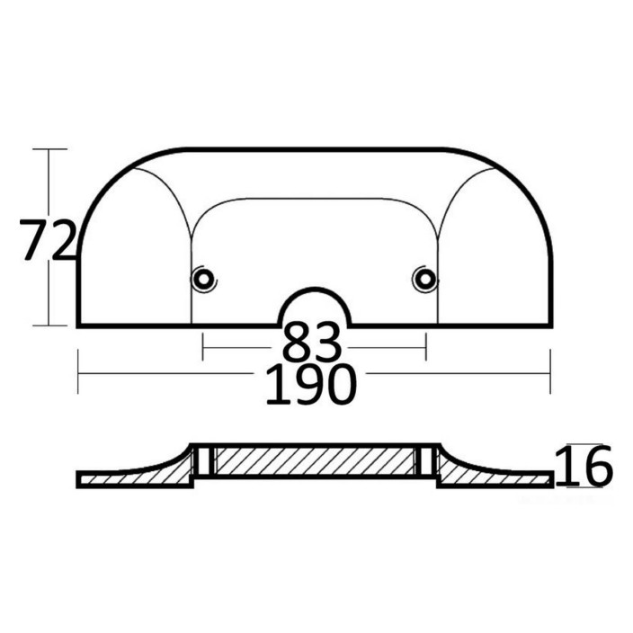 Anodo piastra AlphaOne EFB