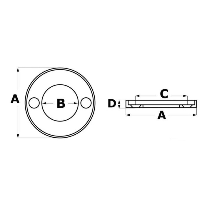 Collar anode f foot Type