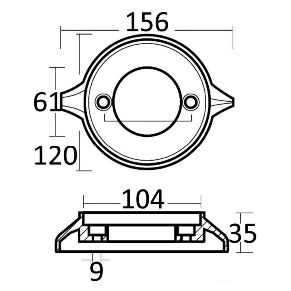 Collar anode Volvo