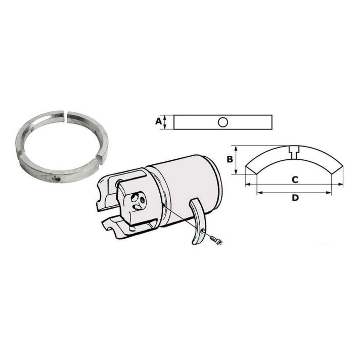 Kit anodes f blade