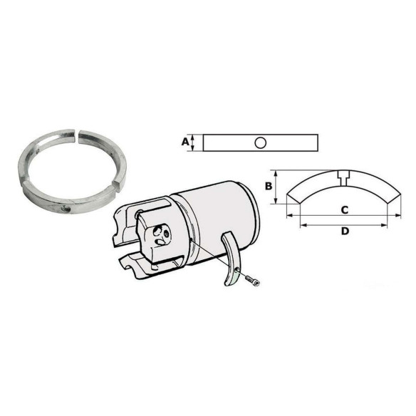 Kit anodes f blade