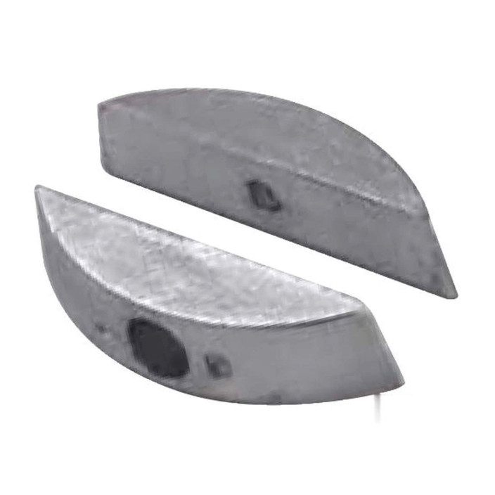 Pair of anodes foldable propellers