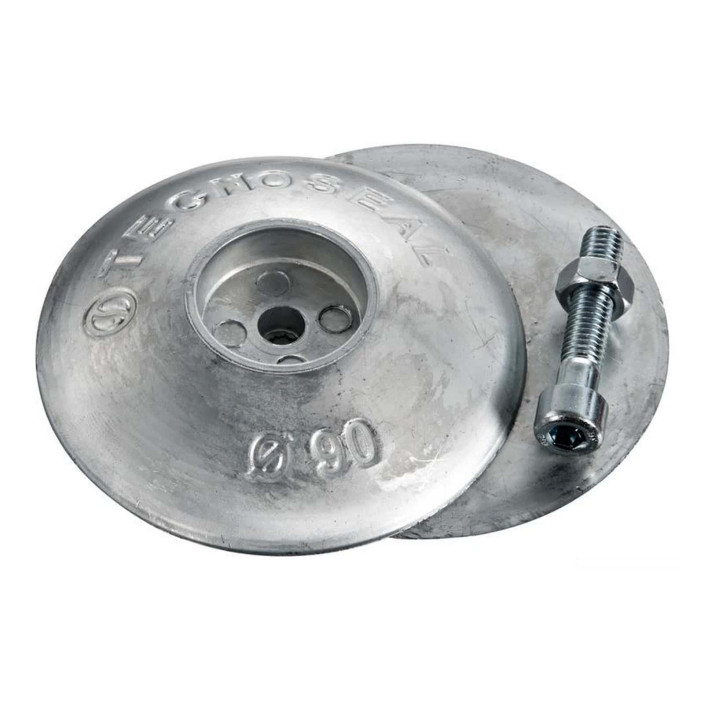 Rose anode for rudders  50mm 90g pairweight