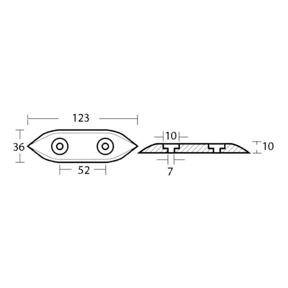 Universal anode Chrysler Evinrude Johnson