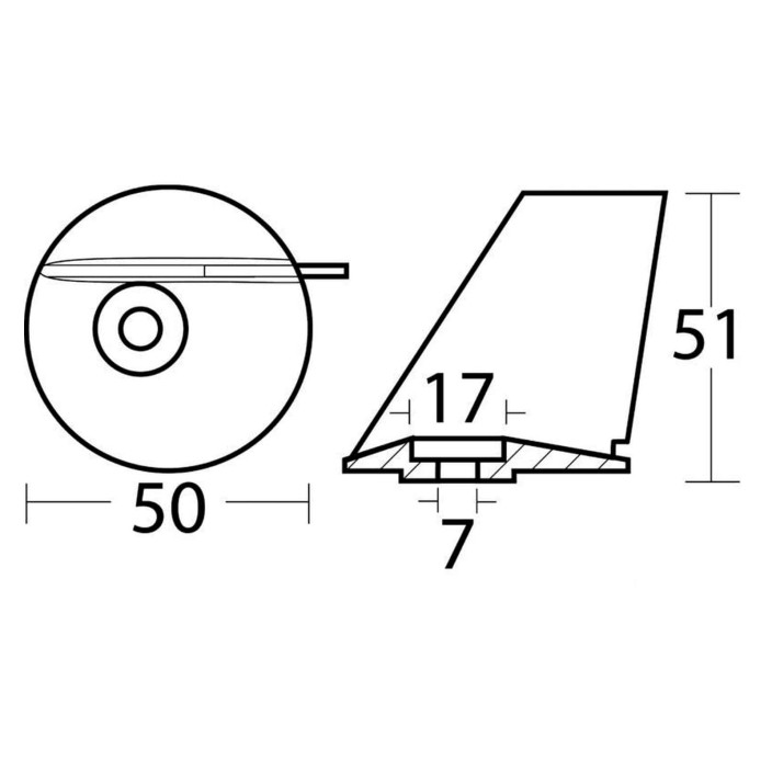 Fin anode