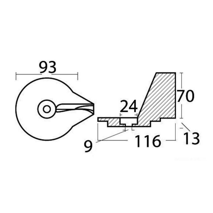 Fin anode stroke